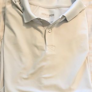 Bonobos Medium White Polo-  like new!